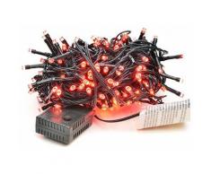 Lupexshop - luci decorazioni natalizie a led risparmio energetico con centralina vari effetti e