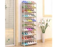 scarpiera salvaspazio 30 paia porta scarpe scarpa scaffale componibile organizer