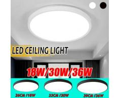 Mohoo - Plafoniera moderna a LED da 18W Plafoniera da soffitto a parete Lampada da bagno per cucina