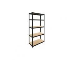 Brixo - MENSOLA SCAFFALE SCAFFALI SCAFFALATURE METALLO MDF AD INCASTRO MAX 300 KG (51574