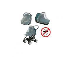 Zanzariera Universale 3 in 1 per Passeggino Navicelle Seggioloni Auto 140x90 cm