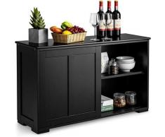 Armadietto da Cucina Mobiletto per Cucina Composto da 2 Porte Scorrevoli Dimensioni: 106,7 x 33 x