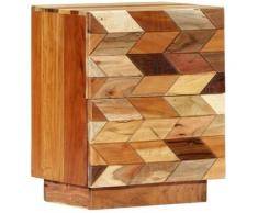 Altro - Comodino 40x30x50 cm in Legno Massello di Recupero