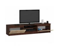 Abamihome - Mobile Porta Tv, Console Tv, Porta Tv 2 Ante, Parete Attrezzata 160 x 33 x 41 - Colore: