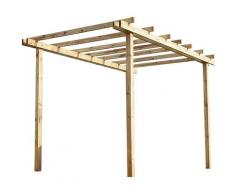 Frankystar - Pergola autoportante 300x400 cm in legno di pino massello impregnato in autoclave
