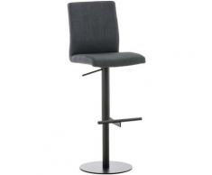 Sgabello Cucina In Tessuto Nero grigio scuro