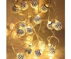 Benobby Kids - Luci marocchine, lucine a led, decorazioni natalizie, lucine per interni, 3m | 20