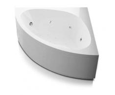 Relaxdesign - Vasca idromassaggio angolare in acrilico con avviamento pneumatico Modello Alessia