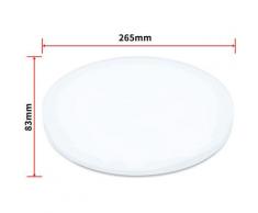 Lampada a soffitto da 12 W 6500K, lampada a soffitto bianco freddo a LED, lampade da 1250 libbre