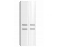 ELLOS | Mobile bagno con due cesti | Maniglie minimaliste | Dimensioni: 174x60x30 | Colonna di