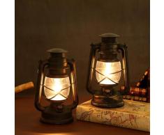 Perle Rare - Lampada Lanterna LED Decorazioni per la casa Luci Wireless a Batteria, Lanterna da