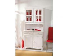 Mobile soggiorno credenza valencia 88x43/32x198h pino massello Inter Link