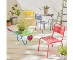 Salotto da giardino per bambini - Anna - Multicolore, 4 posti, tavolo e sedie, 48x48cm