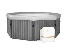 Giordanoshop - Vasca Idromassaggio Da Esterno Gonfiabile Riscaldata Ø193x73 Cm Wi-fi Toscana Plus