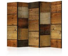 Paravento Wooden Textures II Room Divid cm 225x172 - Artgeist