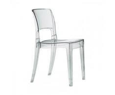 Sedia Isy antishock set da 4 policarbonato Made in Italy | Colori Scab Policarbonato: Trasparente