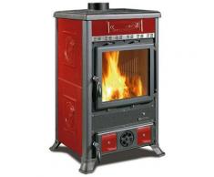 Nordica - STUFA A LEGNA ROSSELLA CERAMICA MOD.R1 LIBERTY BORDEA EXTRAFLAME