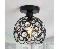 Lampadario di Cristallo Moderno 260MM Plafoniera Retrò Plafoniere Vintage per Soggiorno, Bagno,