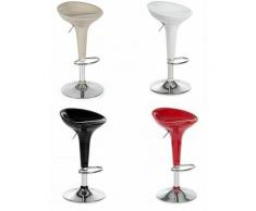 Sgabello Bar Cucina Nashville Bizzotto Acciaio Sedia Altezza regolabile a Gas - Colore sgabello: