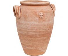 Biscottini - PORTAOMBRELLI ANFORA/ORCIO CON MANICI IN TERRACOTTA FATTO A MANO SUL TORNIO PER PIANTE