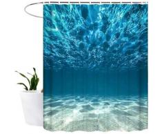 Tenda da doccia in tessuto antimuffa lavabile Tende da bagno antibatteriche 3D Tende da doccia