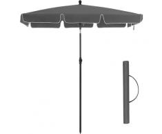 Ombrellone da Balcone Rettangolare 1,8 x 1,25 m, Protezione UPF 50+, Parasole Inclinabile, Telo