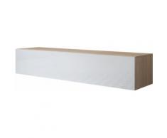Mobile TV modello Luke H2 (160x30cm) colore sonoma e bianco
