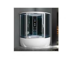Sicorage - Cabina e vasca idromassaggio, sauna bagno turco, cromoterapia, full optional 150x150 cm