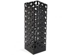 Tiles Portaombrelli per Ingresso, Camera o Ingresso, 49x15,5x15,5cm - Nero - Versa