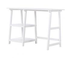 Tavolo da ufficio Tavolo da lavoro 112 * 50 * 76 cm Bianco - Blanc