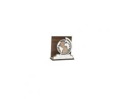 Portatovaglioli personalizzabile in legno mdf decorato h 15 cm -MAPPAMONDO