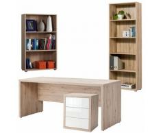 Scrivania da ufficio Elegante postazione porta PC per cameretta Made in Italy -Ufficio completo