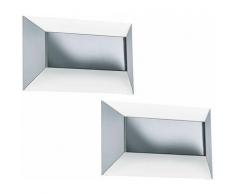 Set di 2 lampade da esterno a LED Applique da parete per casa da 5 watt illuminazione per garage