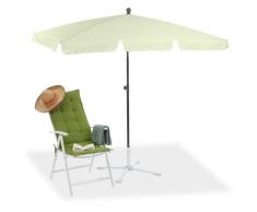 10023227_49 Ombrellone Spiaggia, Mare, Giardino, Balcone, Rettangolare, 200x120 cm, Inclinabile,