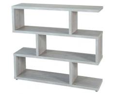 Topkit - Scaffale a zig zag Florida 6311 | Scaffalature per soggiorno | Divisorio per stanze |