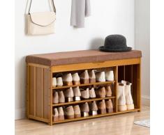 Scarpiera Armadio Mobile da ingresso L.90 x P.30 x H.35 cm