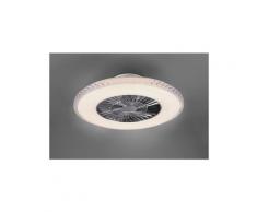 Harstad Ventilatore E Plafoniera Led Effetto Cristallo Con Telecomando