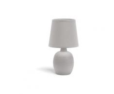 Abat jour Sophie lampada da tavolo E14 grigia