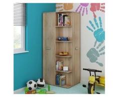 Armadio ad angolo rovere sonoma KENT GIHOME ®