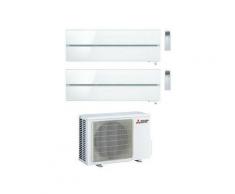 Condizionatore Mitsubishi Kirigamine Style Wi-Fi Msz-Ln R-32 Bianco Perla Dual Split 9000+9000 Btu