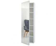 Stilprojectstorecasaeufficio - Stilprojectstore - Scarpiera sospesa con Specchio, 6 ripiani, cm