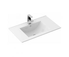 LAVABO DA INCASSO DAFNE 75 - Bianco - REA