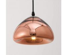 Lampada da parete postmoderna semplice creativa a 1 luce Lampada a sospensione a sfera a specchio