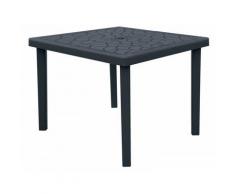 Gbshop - tavolo gruvyer 90X90 - grandsoleil Colore: Antracite - Antracite