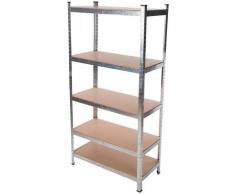 Scaffale Scaffalature A Incastro Non Associate A 5 Ripiani Piani Mensole 311 Sil