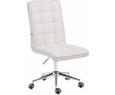 Sedia ufficio PEKING V2 in similpelle Bianco