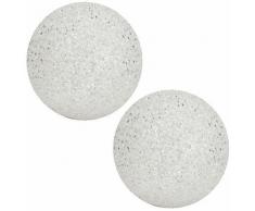 Etc-shop - 2x lampade da tavolo a led decorazione della sala da pranzo luci laterali a sfera