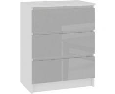 Scandi | Cassettiera moderna per camera da letto/soggiorno/ufficio 60x77x40 cm | 3 cassetti |