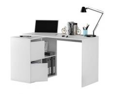 Marinelligroup - Scrivania pc ufficio mutiposizione angolare/dritta studio casa bianca computer