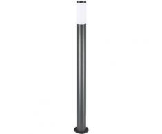 Luce a Paletto Fiaccola Luminosa 100cm IP44 Lampada da Esterno per Vialetto Ingresso Acciaio Inox